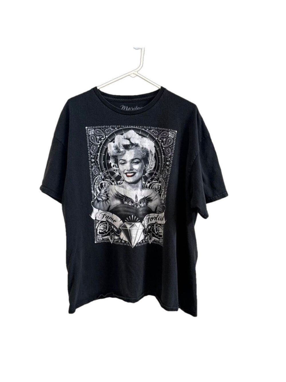 Marilyn Monroe 100% Cotton Short Sleeve T-shirt. Size 2XL
